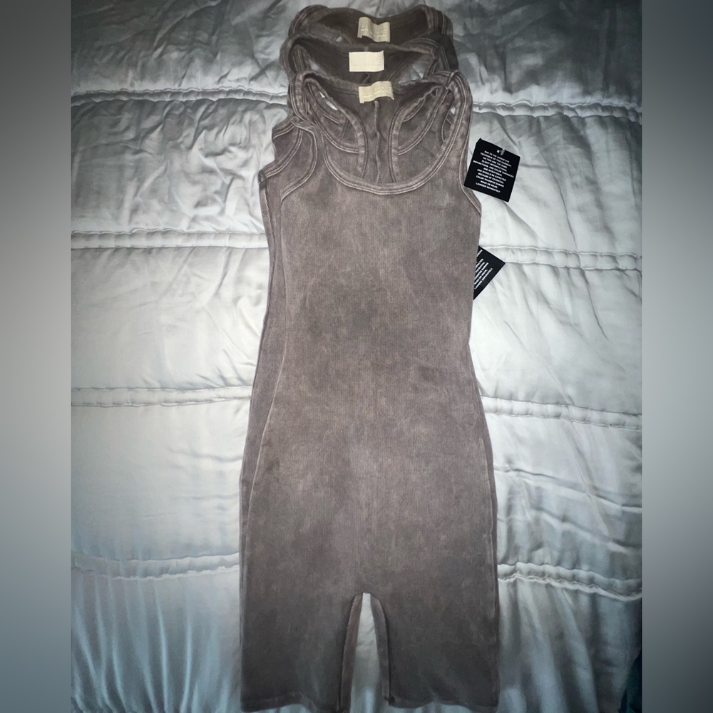 LA Luxe Microribbed Romper